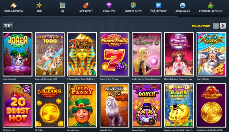 Allyspin Casino jatekok